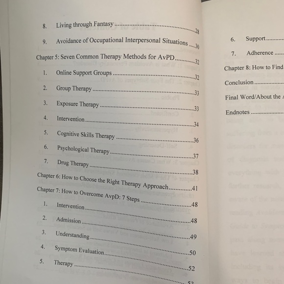 Avoidant Personality Disorder Psychology Psychotherapy Rare Self Help Book - Picture 3 of 6